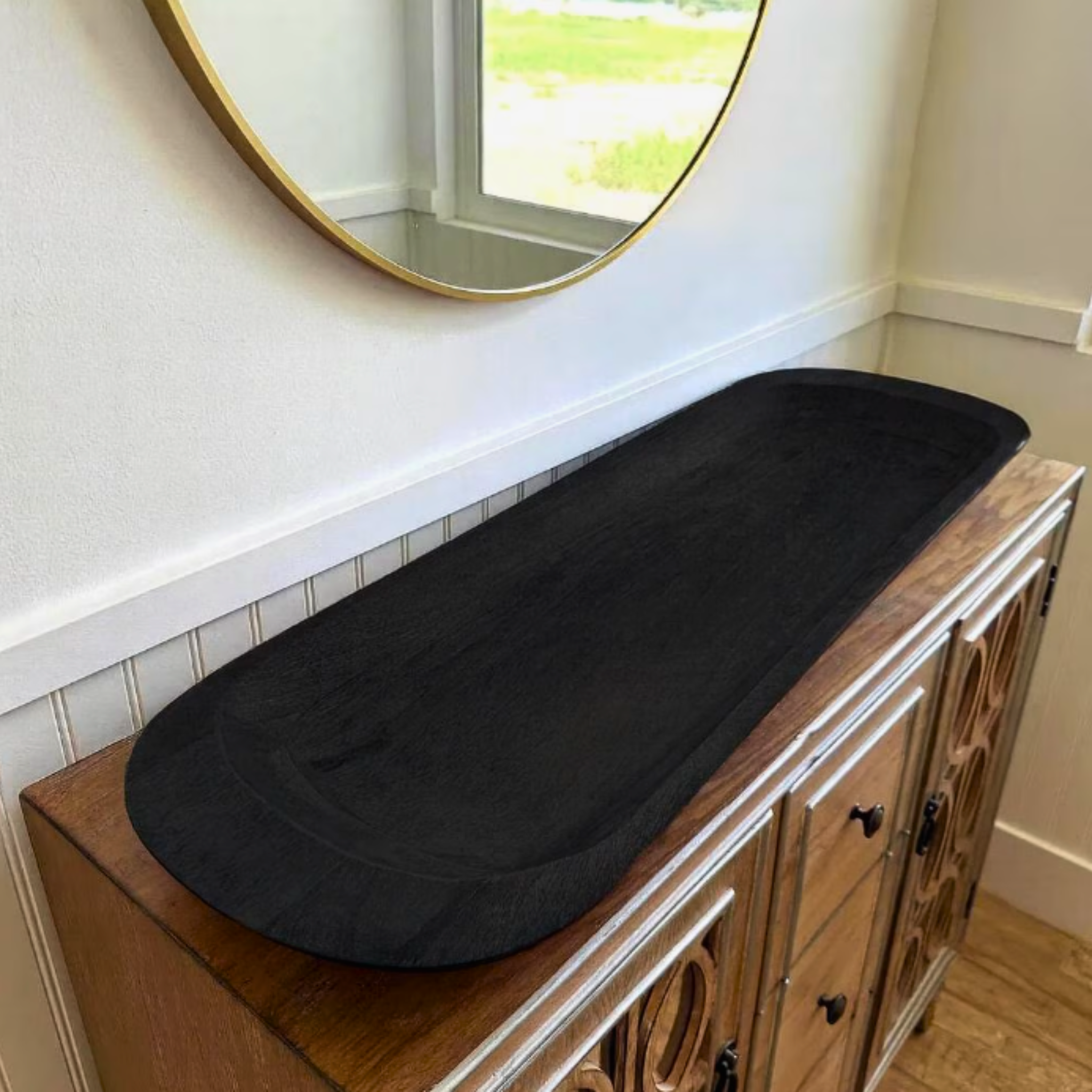 Noir Statement Bowl 40×12