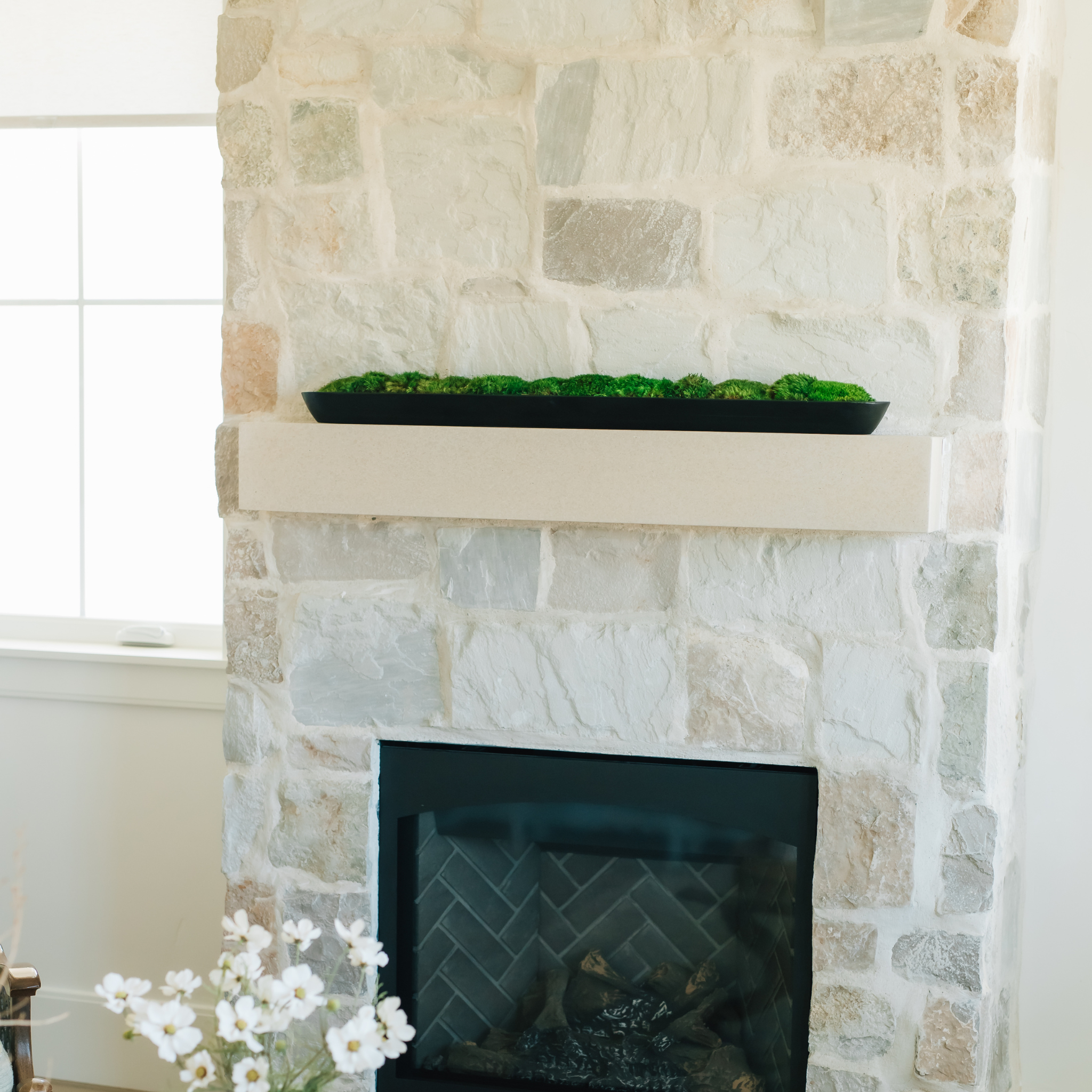 Obsidian Moss Accent Bowl 40×5.5