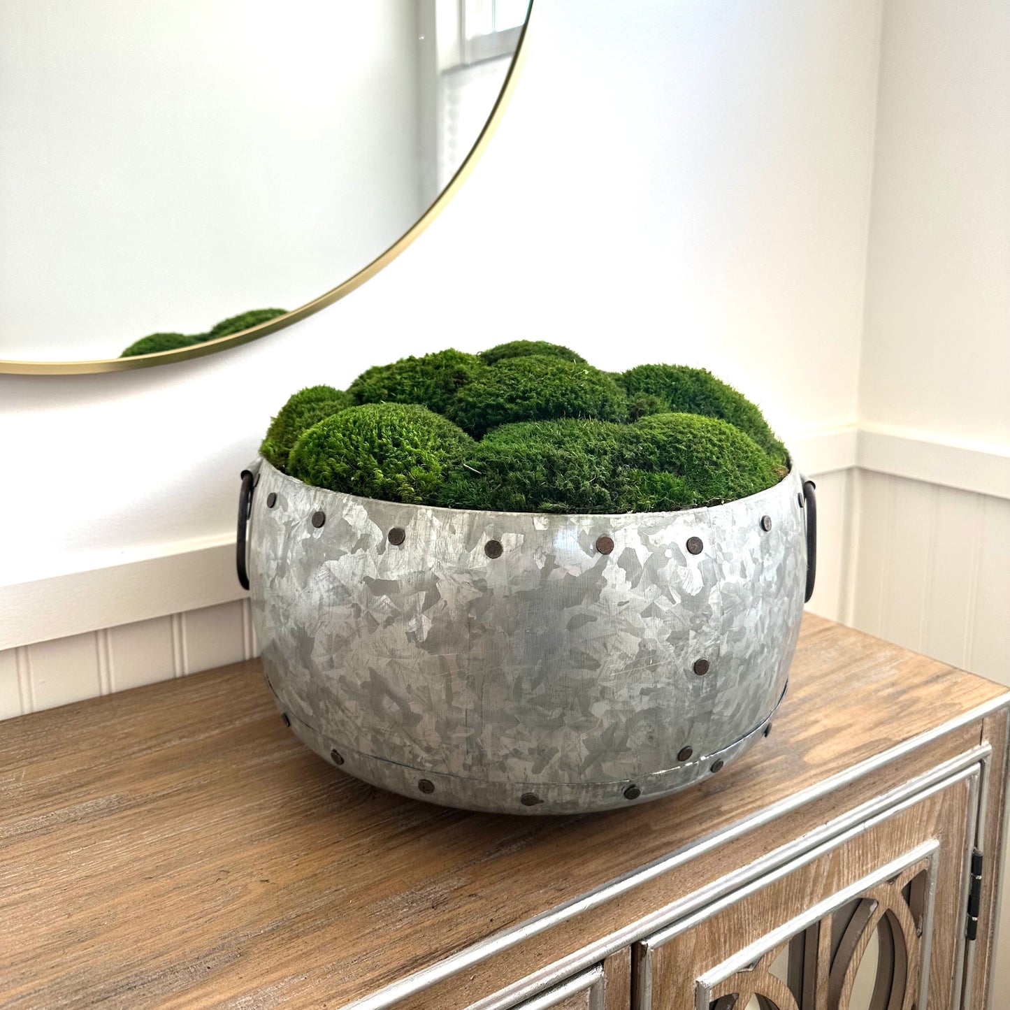 Metal Moss Bowl