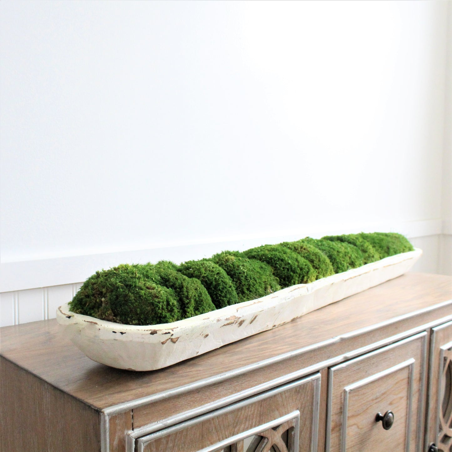 White Moss Dough Bowl