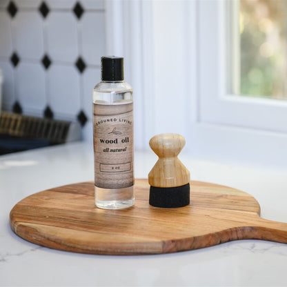 Wood Oil + Applicator — Nourish & Protect Your Wooden Treasures