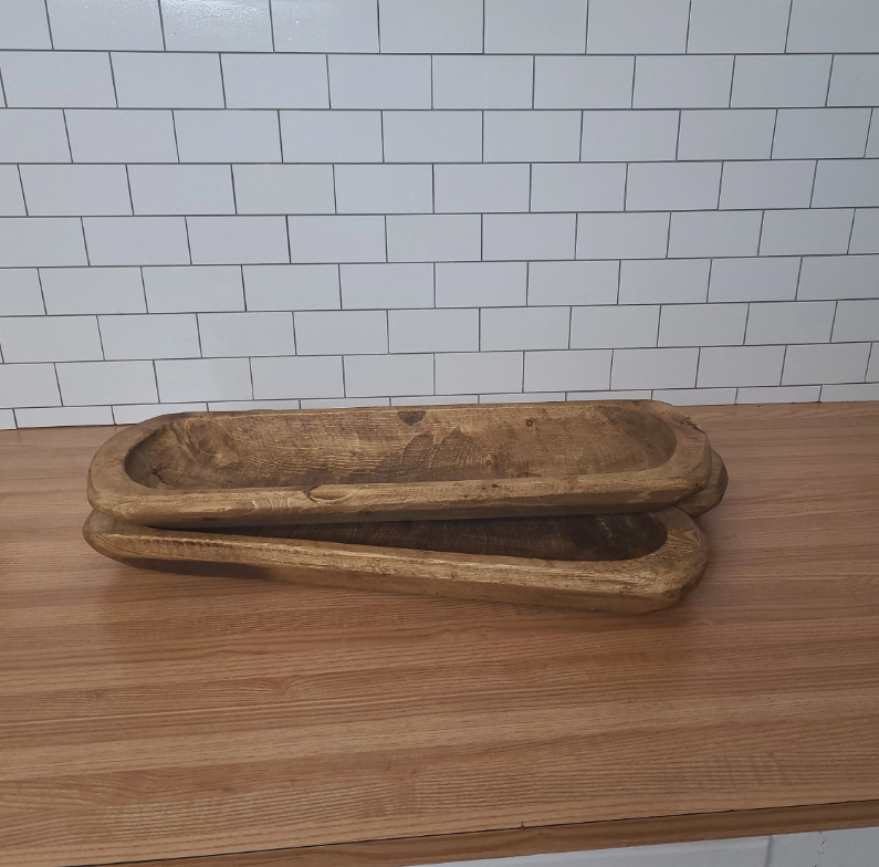 Hand Carved Baguette Bowl