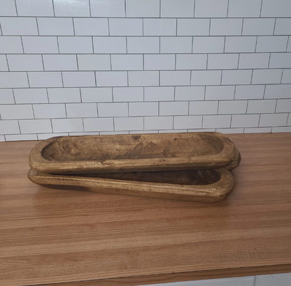 Hand Carved Baguette Bowl