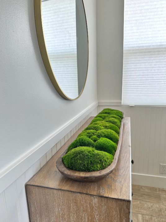 Extra Large Moss Dough Bowl